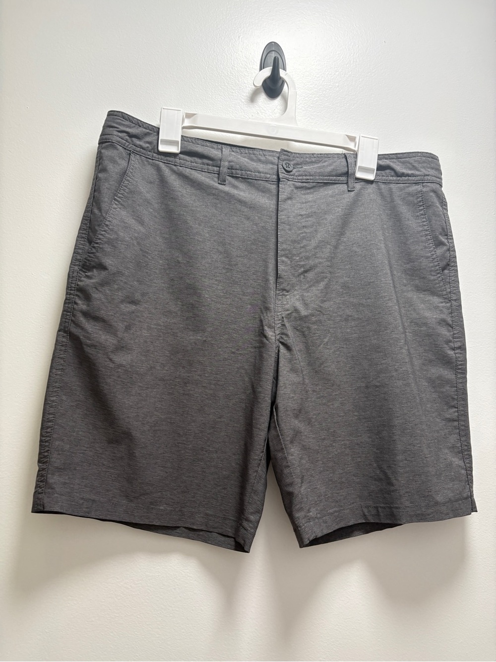 Goodfellow & Co Dark Gray Flat-Front Chino Shorts